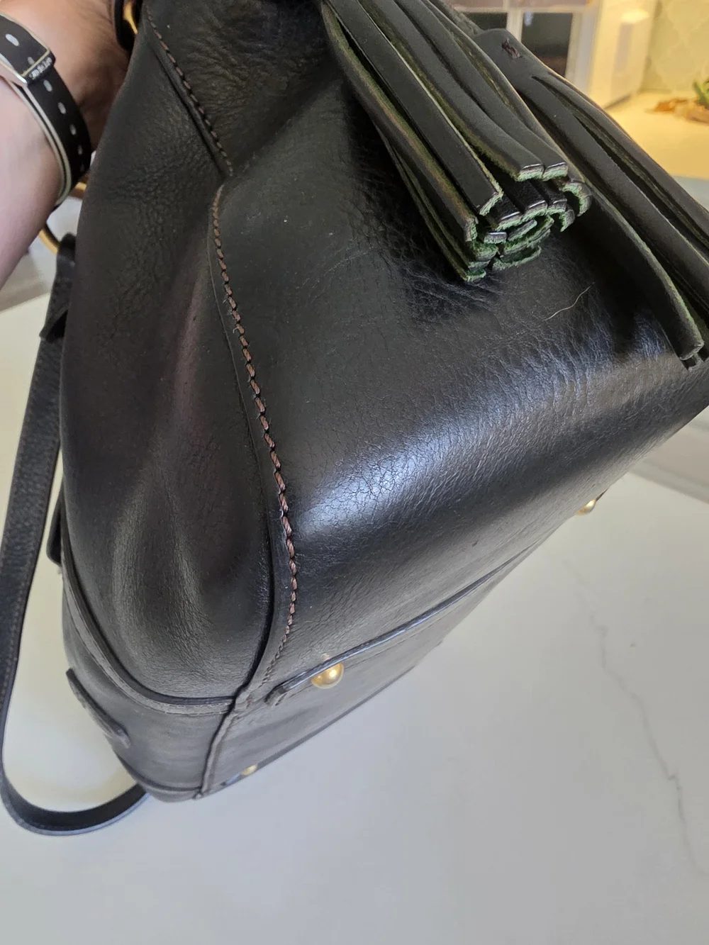 Black Dooney & Bourke Florentine Smith bag